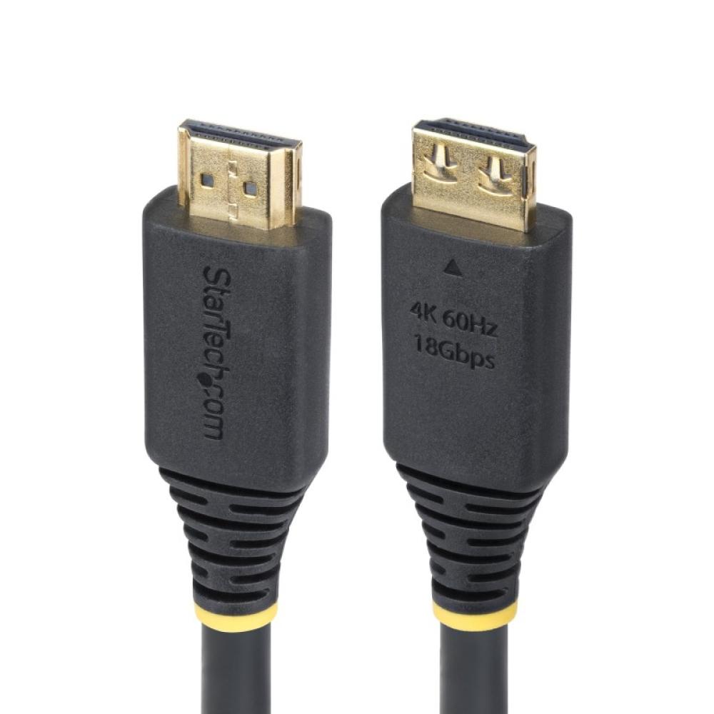 StarTech.com - Cable HDMI de Alta Velocidad de 5m - Conectores de Agarre - 4K60Hz/1440p 144Hz - HDR10/HDCP 2.2/ARC - UHD - 18Gbp