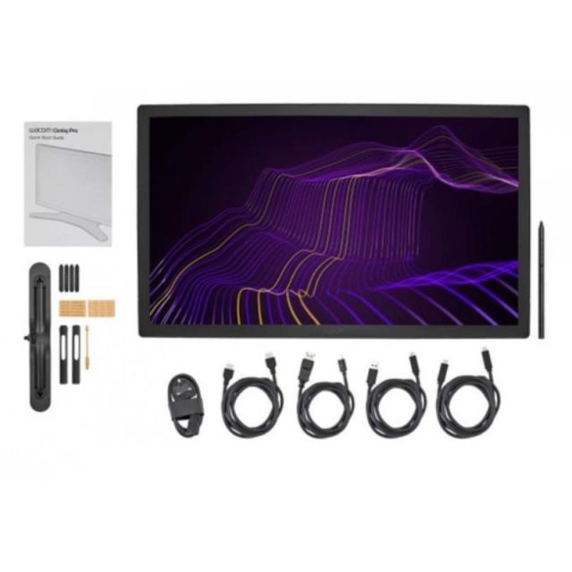 Wacom - Cintiq Pro 27 tableta digitalizadora Negro 5080 líneas por pulgada 596 x 335 mm