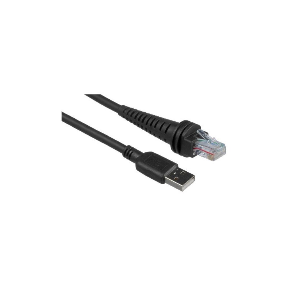 Honeywell - CBL-500-300-S00-03 cable de serie Negro 3 m USB2.0-A RJ-45