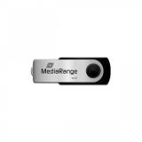 MediaRange - MR910 unidad flash USB 16 GB USB Type-A / Micro-USB 2.0 Negro, Plata