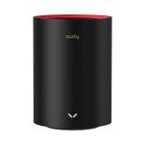 Cudy - M3000 2-Pack Doble banda (2,4 GHz / 5 GHz) Wi-Fi 6 (802.11ax) Negro, Rojo 1 Interno