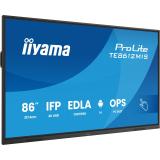 iiyama - TE8612MIS-B4AG pantalla de señalización Diseño de quiosco 2,17 m (85.6") LCD Wifi 400 cd / m² 4K Ultra HD Negro Pantall