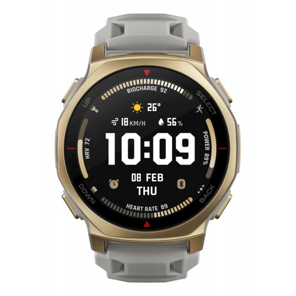 Amazfit - T-rex 3 Pro 3,35 cm (1.32") AMOLED 44 mm Digital 466 x 466 Pixeles Pantalla táctil Oro Wifi GPS (satélite) - W2548GL2N