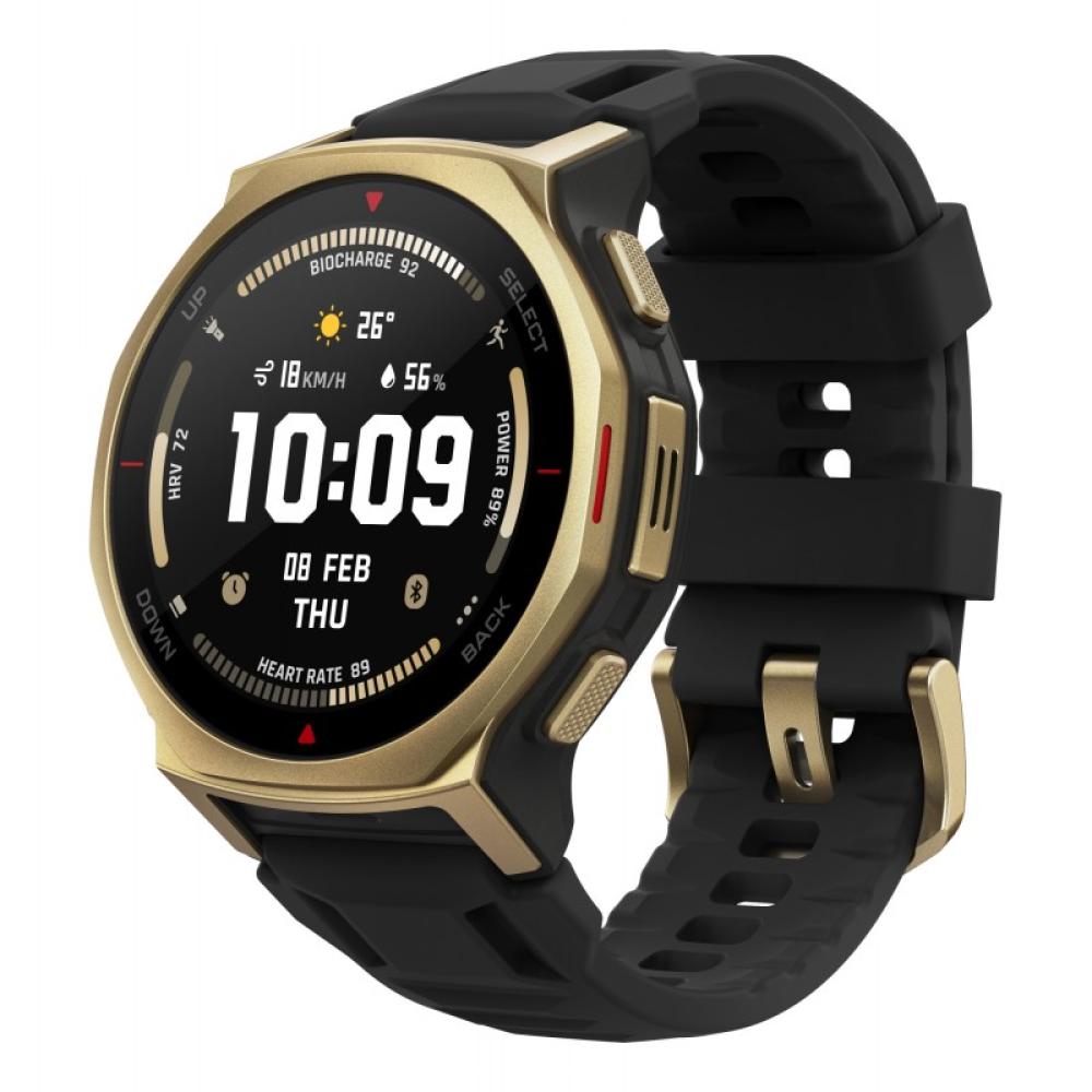 Amazfit - T-rex 3 Pro 3,35 cm (1.32") AMOLED 44 mm Digital 466 x 466 Pixeles Pantalla táctil Oro Wifi GPS (satélite) - W2548GL1N