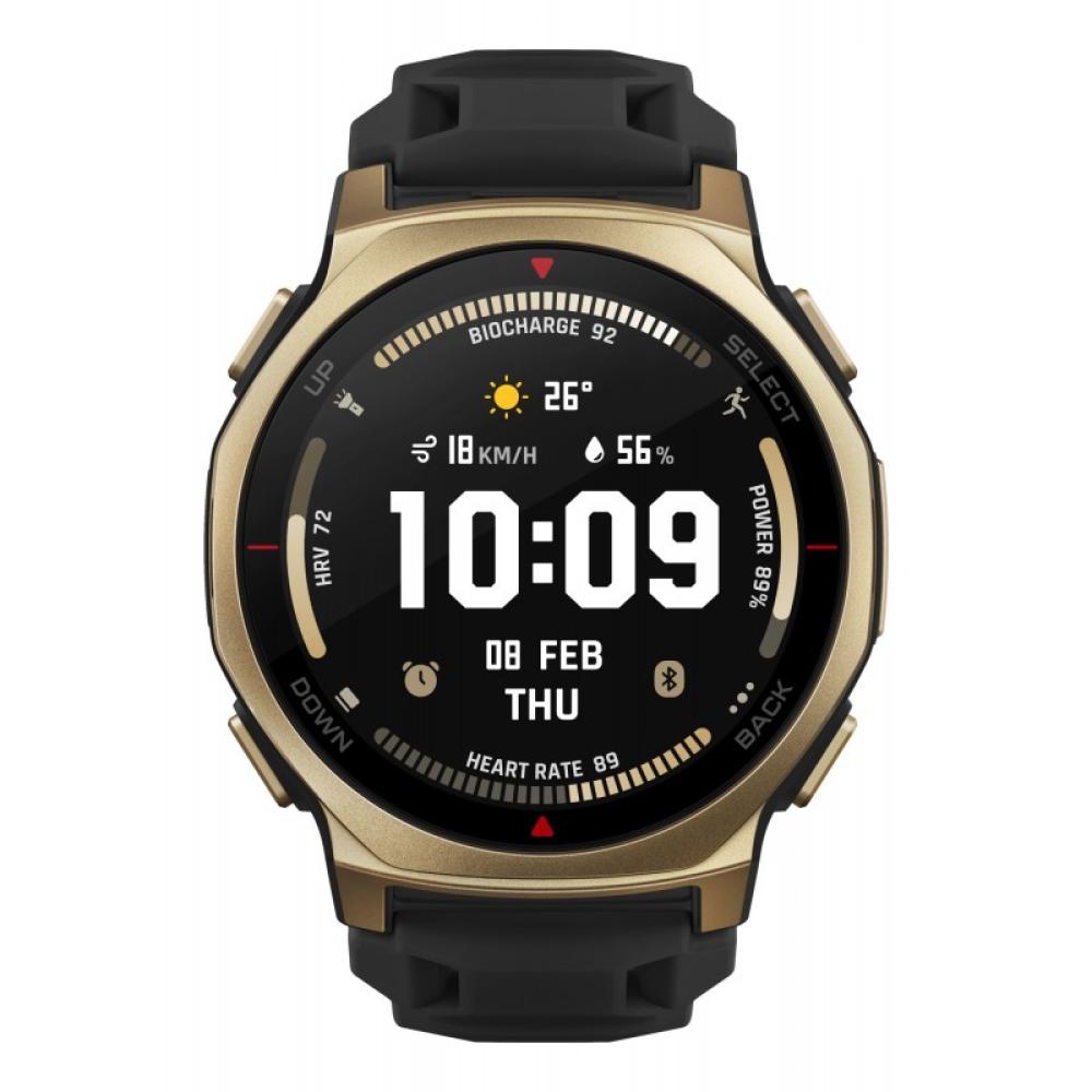 Amazfit - T-rex 3 Pro 3,35 cm (1.32") AMOLED 44 mm Digital 466 x 466 Pixeles Pantalla táctil Oro Wifi GPS (satélite) - W2548GL1N