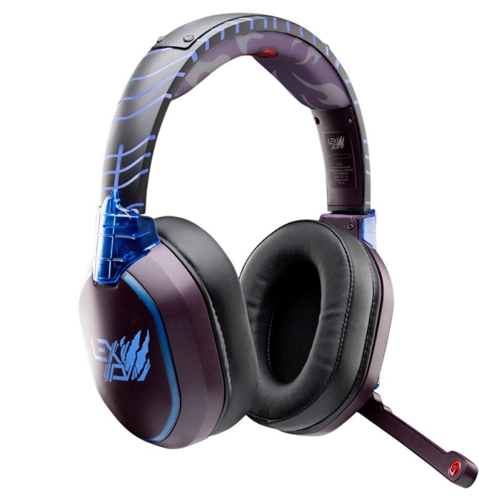 Lexip - TSXLXHS0003 auricular y casco Auriculares Inalámbrico y alámbrico Diadema Juego Bluetooth Negro, Azul