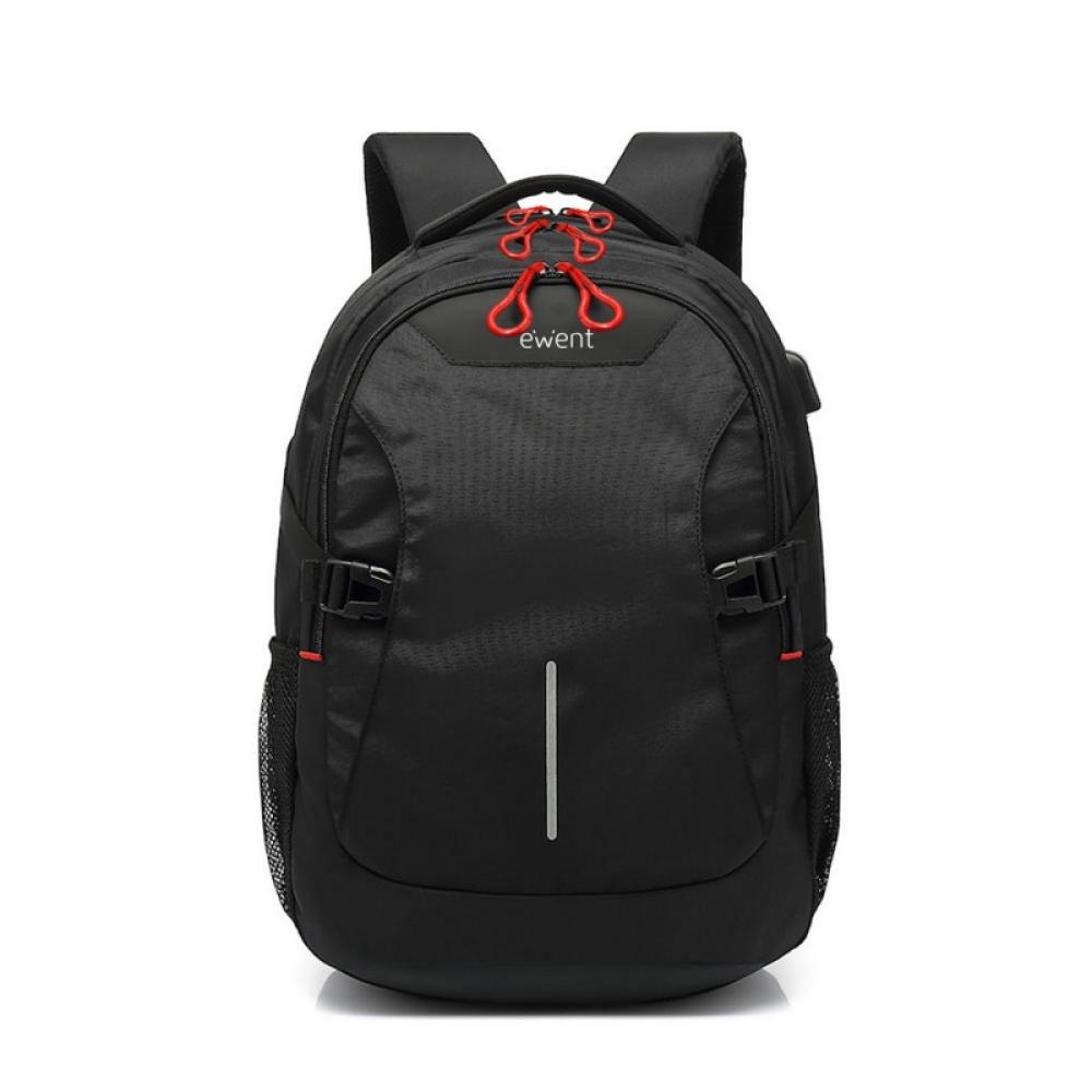 Ewent - EW2526 maletines para portátil 39,6 cm (15.6") Mochila Negro