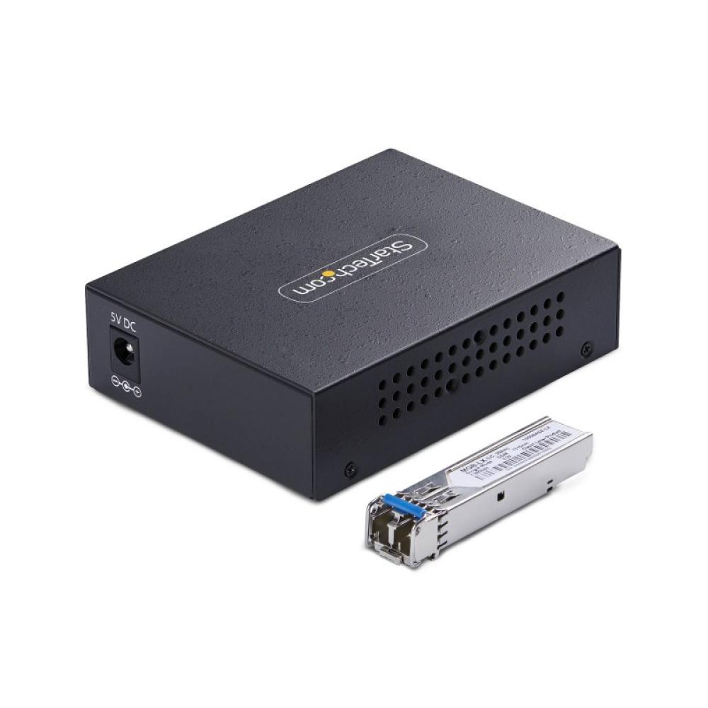 StarTech.com - MCM1110SMLC40 convertidor de medio 2000 Mbit/s 1310 nm Monomodo Negro