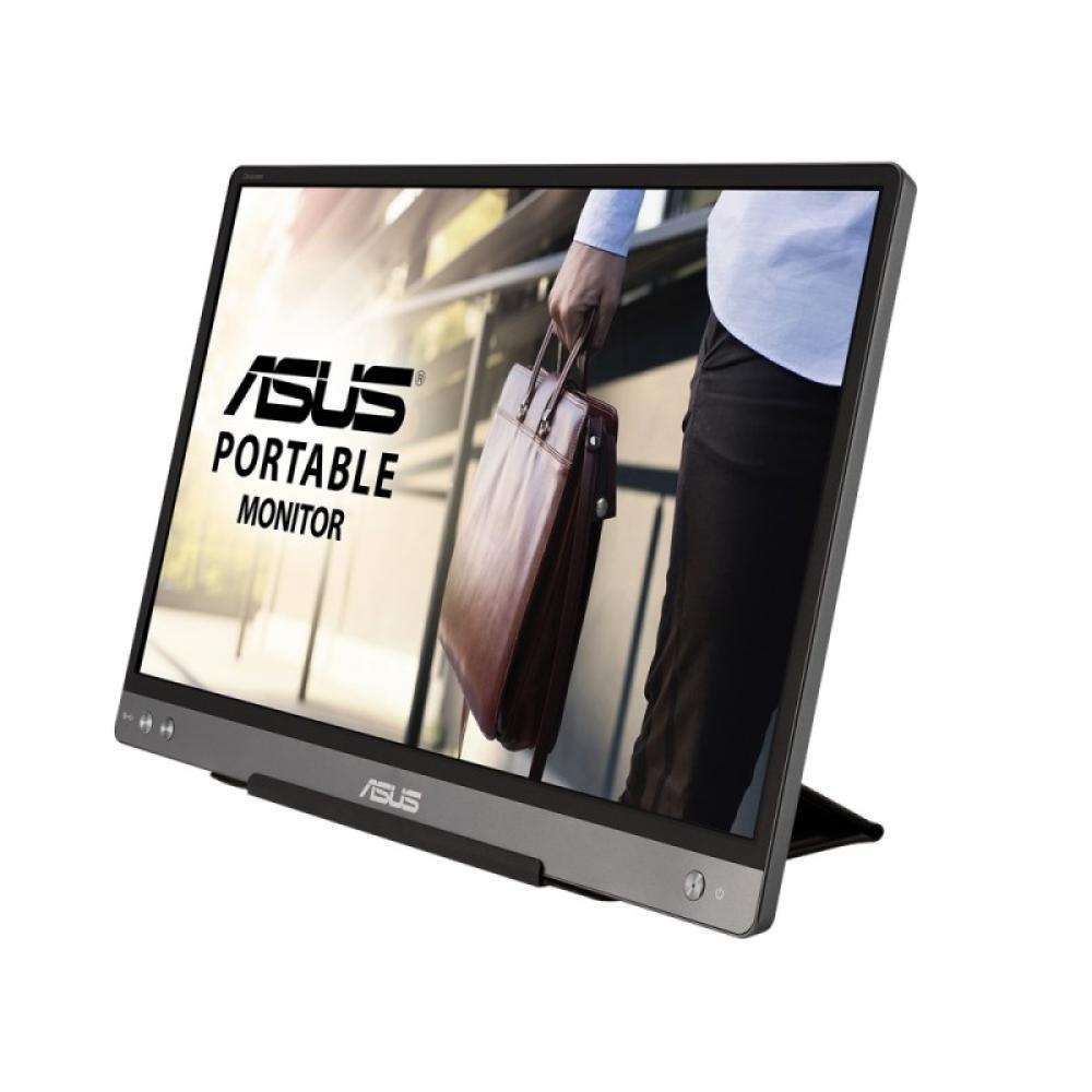 ASUS - MB14AC pantalla para PC 35,6 cm (14") 1920 x 1080 Pixeles Full HD Gris
