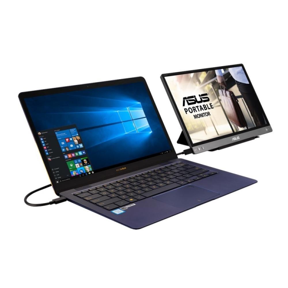 ASUS - MB14AC pantalla para PC 35,6 cm (14") 1920 x 1080 Pixeles Full HD Gris