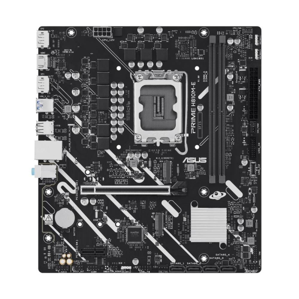 ASUS - PRIME H810M-E-CSM Intel H810 LGA 1851 (Socket V1) micro ATX