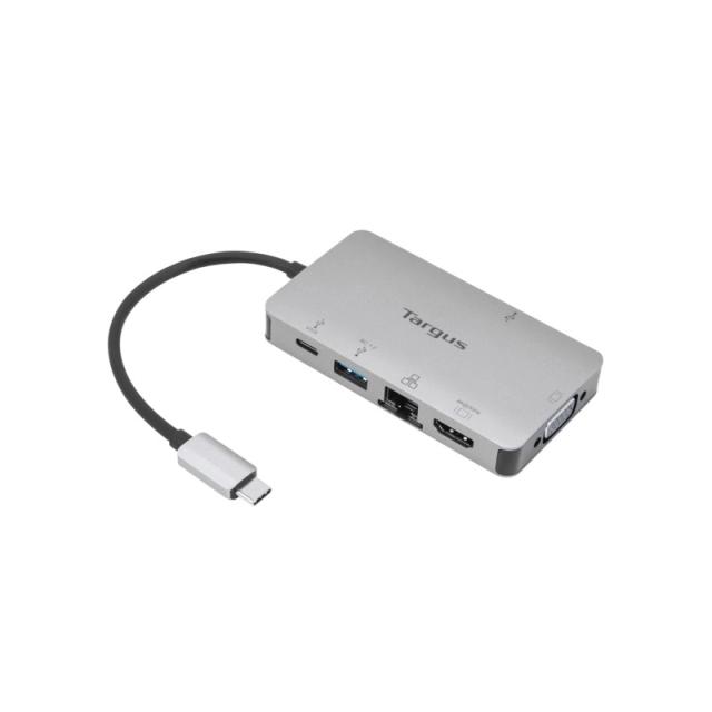 Targus - DOCK419 Alámbrico USB 3.2 Gen 1 (3.1 Gen 1) Type-C Gris
