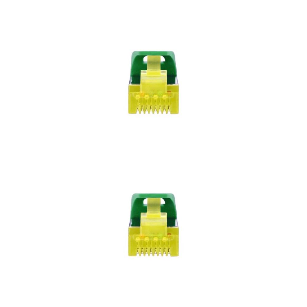 Nanocable - Cable de red latiguillo RJ45 LSZH Cat.6A SFTP AWG26, Verde, 1.0 m