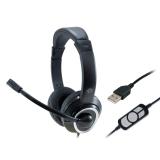 Conceptronic - POLONA Auriculares Alámbrico Diadema Llamadas/Música USB tipo A Negro