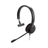 Jabra - Evolve 20 Auriculares Alámbrico Diadema Oficina/Centro de llamadas USB Tipo C Negro