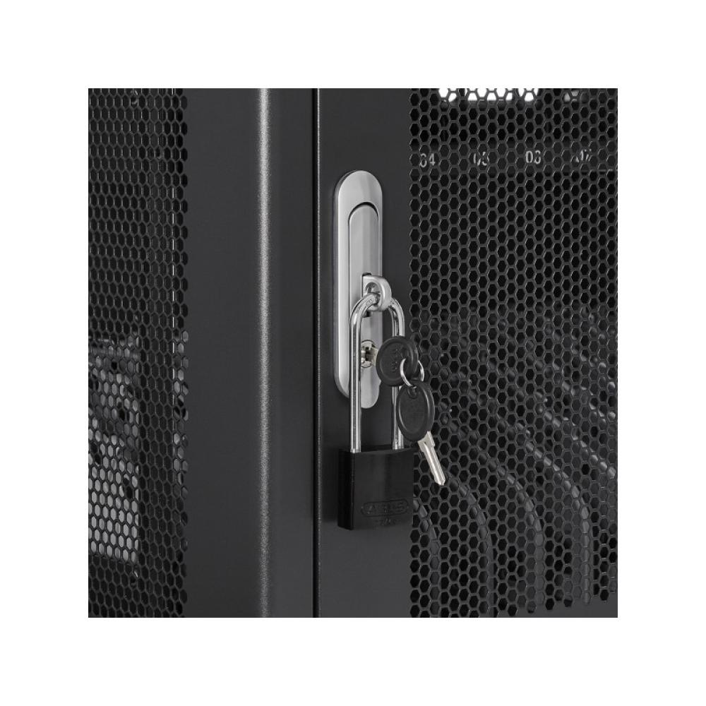 V7 - CHGSTA12AC-1E carrito y armario de dispositivo portátil Carro de gestión y carga para dispositivos portátiles Negro