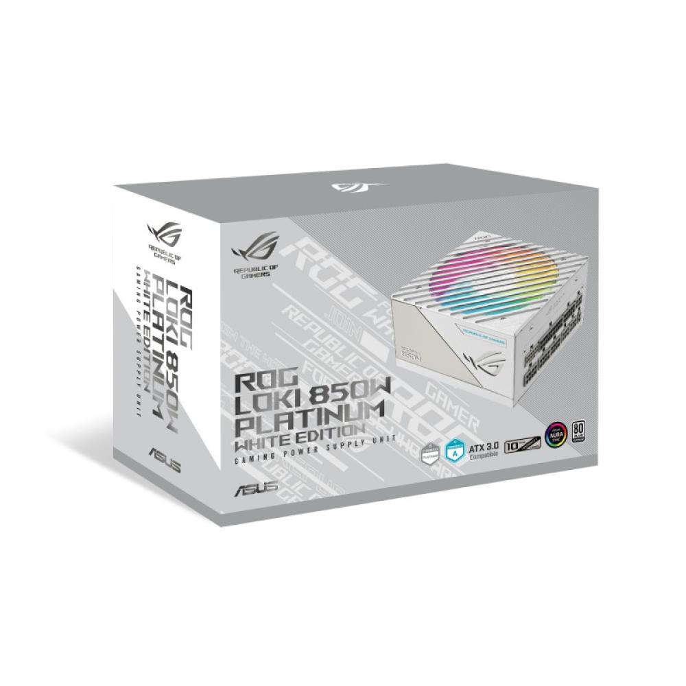 ASUS - ROG Loki SFX-L 850W Platinum White unidad de fuente de alimentación 24-pin ATX Blanco