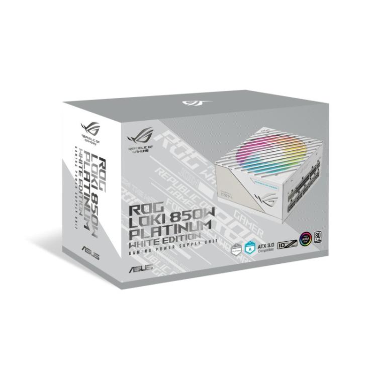 ASUS - ROG Loki SFX-L 850W Platinum White unidad de fuente de alimentación 24-pin ATX Blanco