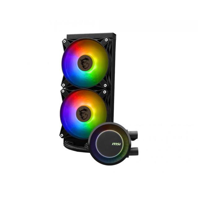 MSI - MAG Coreliquid E240 Placa base, Procesador Kit de refrigeración líquida 12 cm Negro