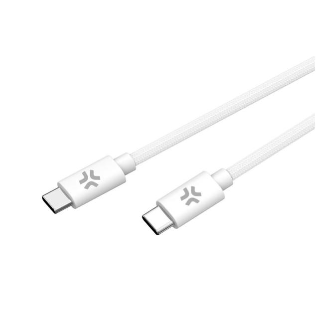 Celly - USBCUSBCCOTTWH cable USB 1,5 m USB C Blanco