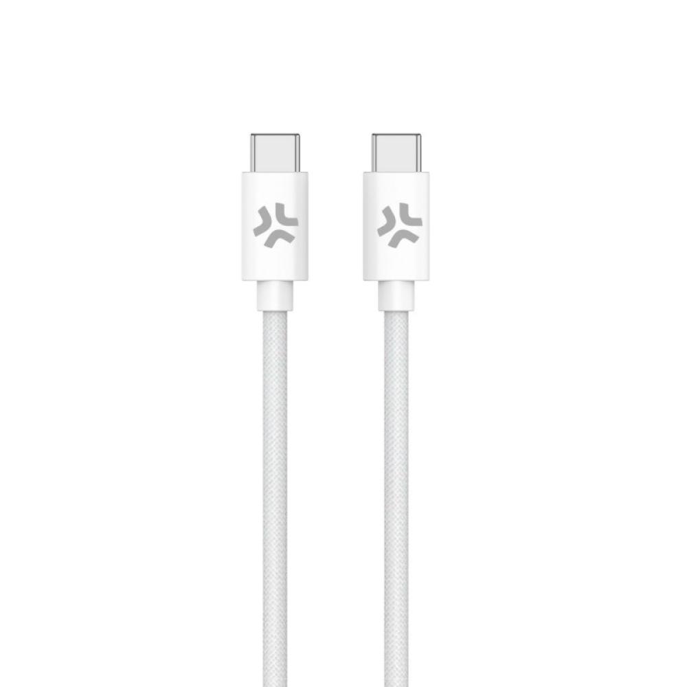 Celly - USBCUSBCCOTTWH cable USB 1,5 m USB C Blanco