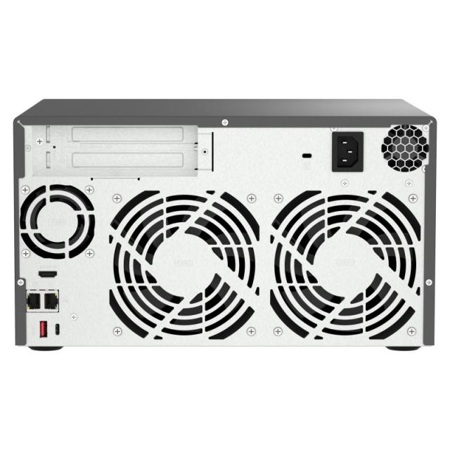 QNAP - TVS-H874T-I9-64G servidor de almacenamiento NAS Torre Intel® Core™ i9 64 GB DDR4 0 TB QNAP QTS Negro