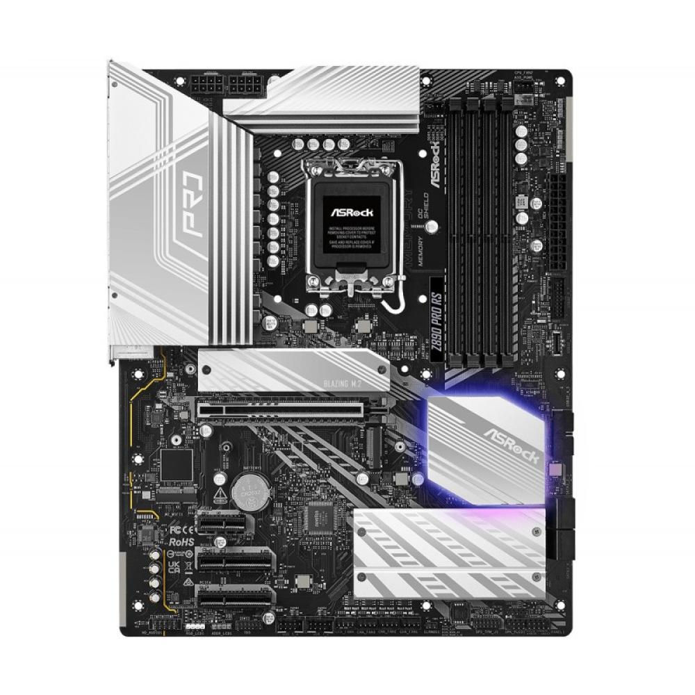 Asrock - Z890 Pro RS Intel Z890 LGA 1851 (Socket V1) ATX