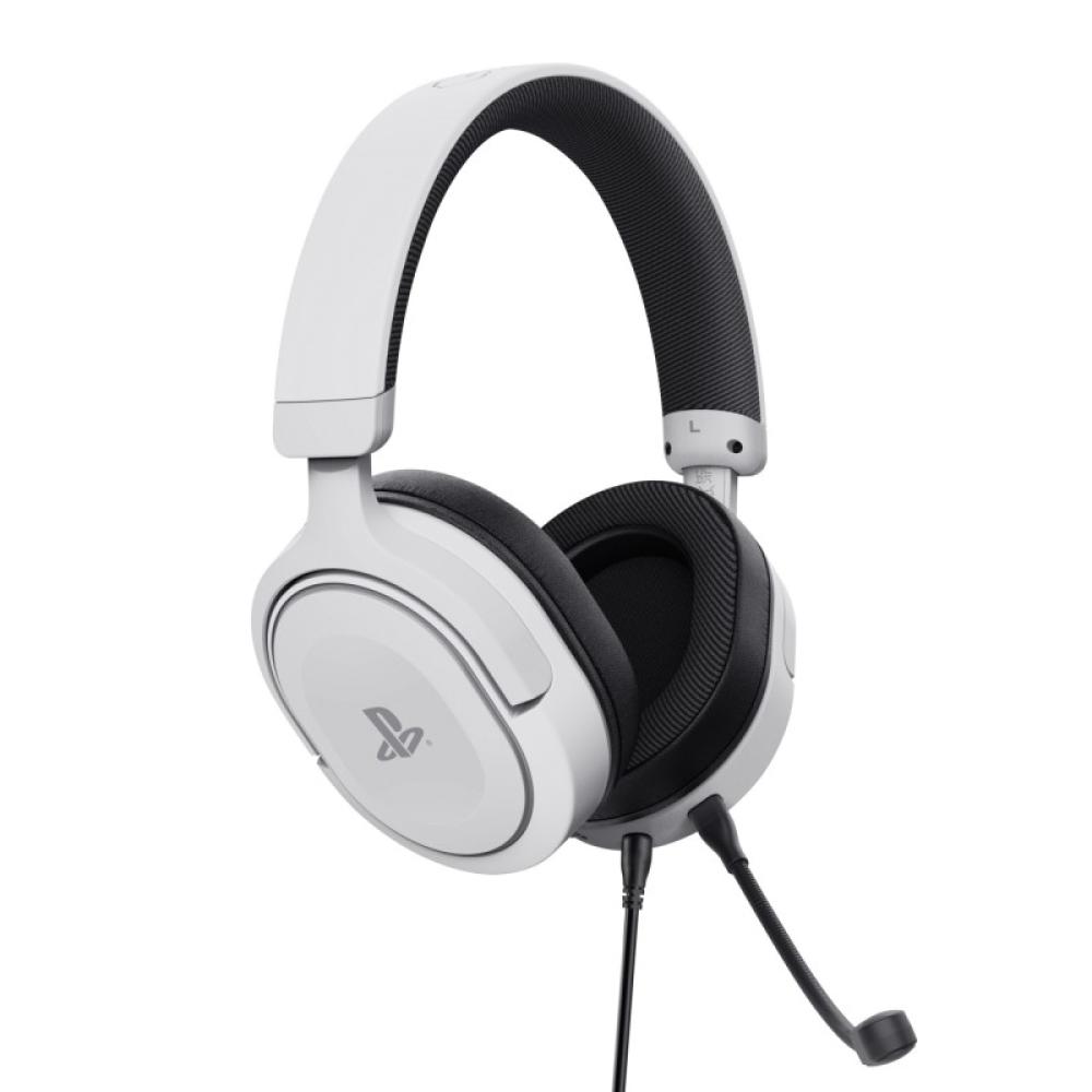 Trust - GXT 498 Forta Auriculares Alámbrico Diadema Juego Negro, Blanco
