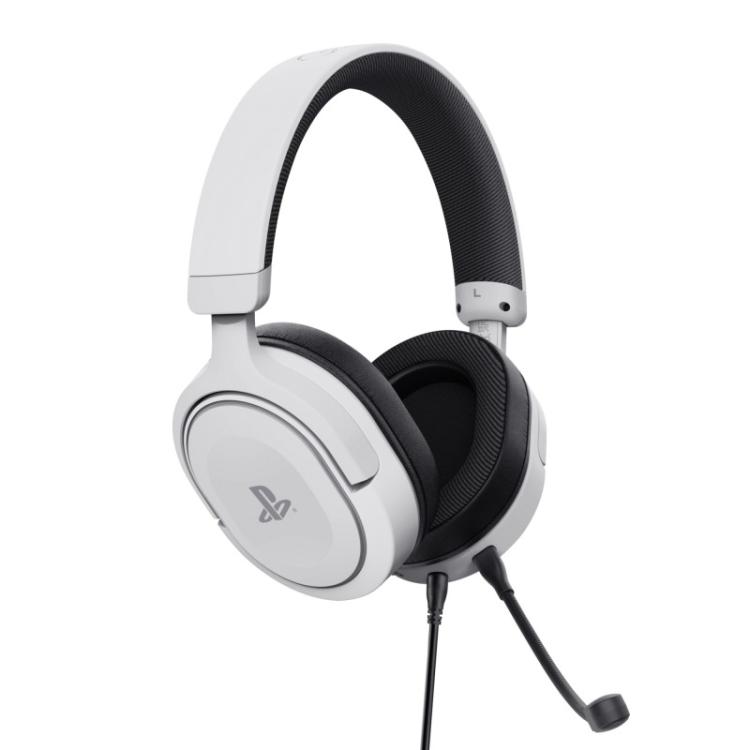 Trust - GXT 498 Forta Auriculares Alámbrico Diadema Juego Negro, Blanco