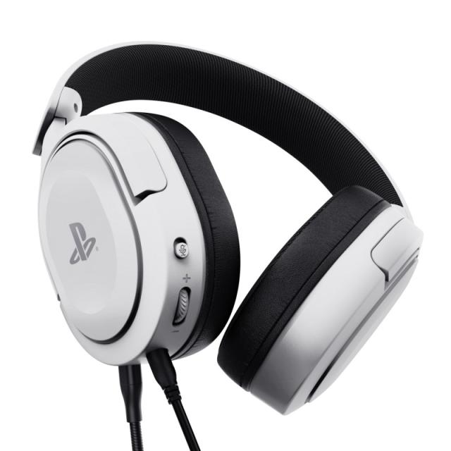Trust - GXT 498 Forta Auriculares Alámbrico Diadema Juego Negro, Blanco