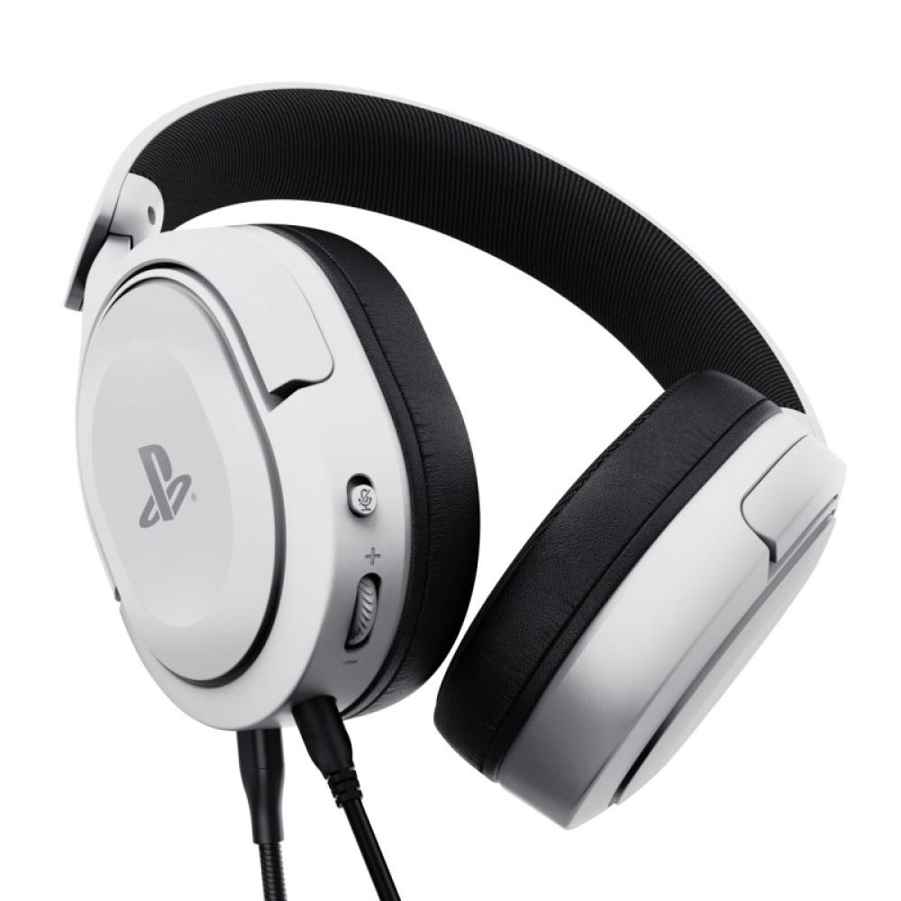 Trust - GXT 498 Forta Auriculares Alámbrico Diadema Juego Negro, Blanco