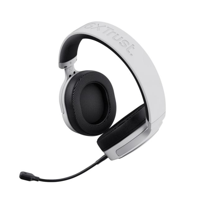 Trust - GXT 498 Forta Auriculares Alámbrico Diadema Juego Negro, Blanco