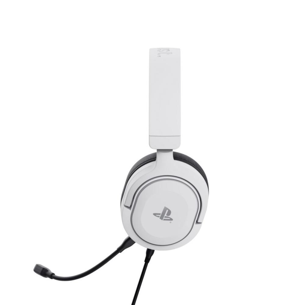 Trust - GXT 498 Forta Auriculares Alámbrico Diadema Juego Negro, Blanco