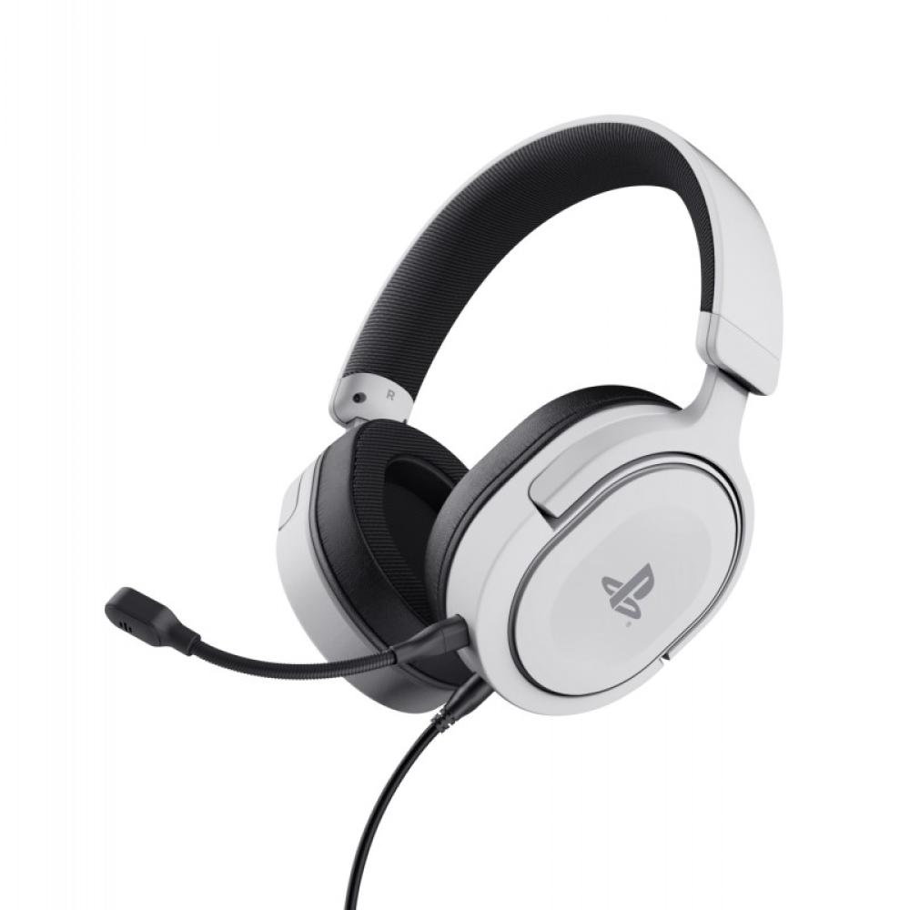 Trust - GXT 498 Forta Auriculares Alámbrico Diadema Juego Negro, Blanco