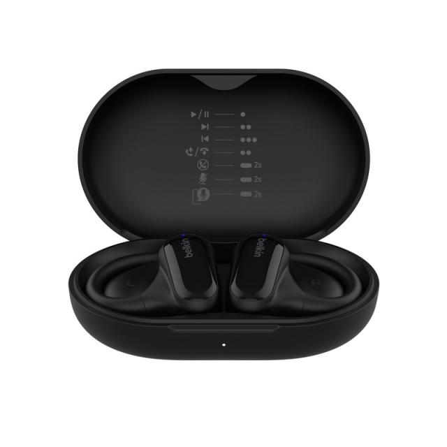 Belkin - SoundForm ClearFit Auriculares True Wireless Stereo (TWS) gancho de oreja Llamadas/Música/Deporte/Uso diario Bluetooth