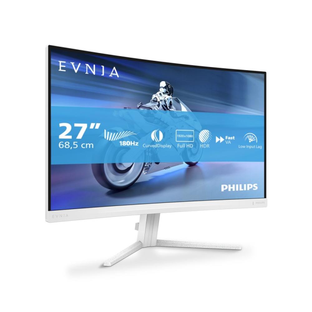 Philips - Evnia 5000 27M2C5201L/00 pantalla para PC 68,6 cm (27") 1920 x 1080 Pixeles Full HD LCD Blanco