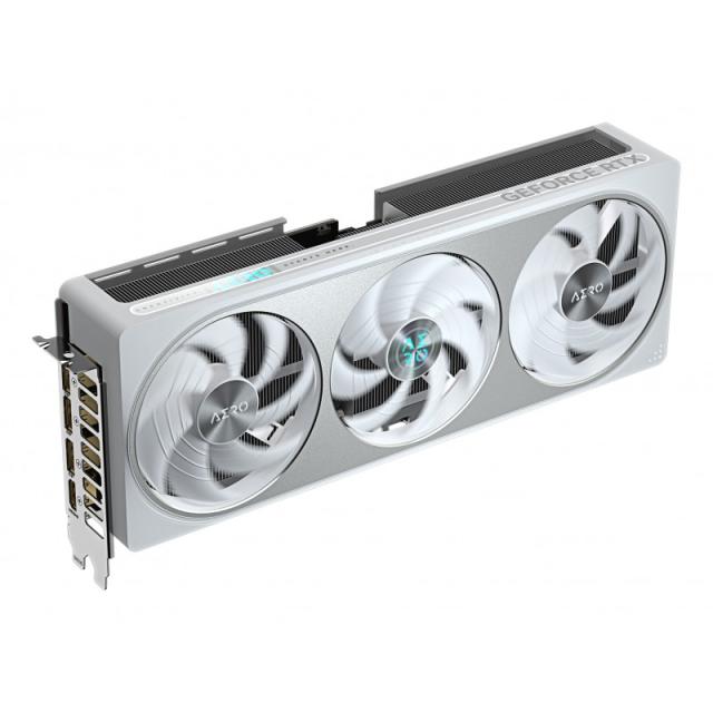 GIGABYTE - GeForce RTX 5070 AERO OC 12G Tarjeta Gráfica - 12GB GDDR7, 192 bits, PCI-E 5.0, 2625 MHz Core Clock, 3 x DP 2.1a, 1 x