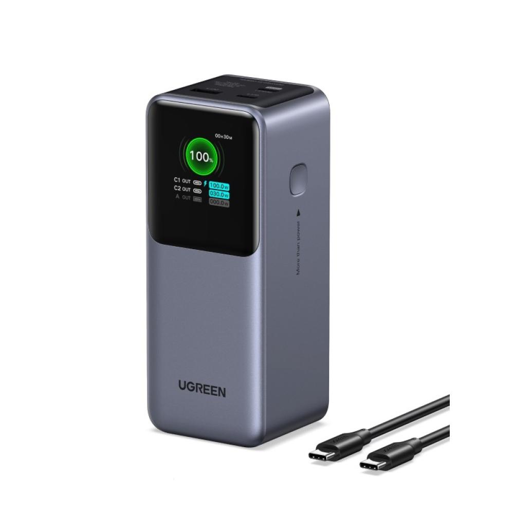 Ugreen - 20000mAh 130W Fast Charging Powerbank Litio Gris