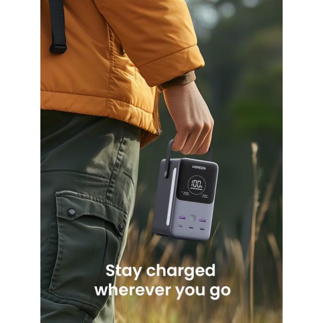 Ugreen - Nexode Power Bank 48000 mAh Litio Gris