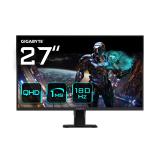 GIGABYTE - GS27QA 27" Monitor de Juego QHD - 2560 x 1440, 180Hz, 1ms, 300 cd/m², FreeSync, HDR Ready, HDMI 2.0, Displayport 1.4