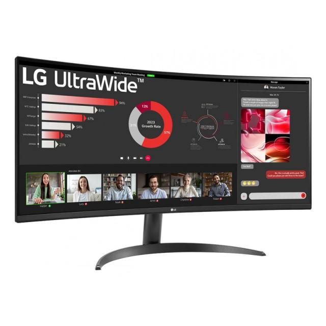 LG - 34WR50QK-B pantalla para PC 86,4 cm (34") 3440 x 1440 Pixeles Wide Quad HD Negro
