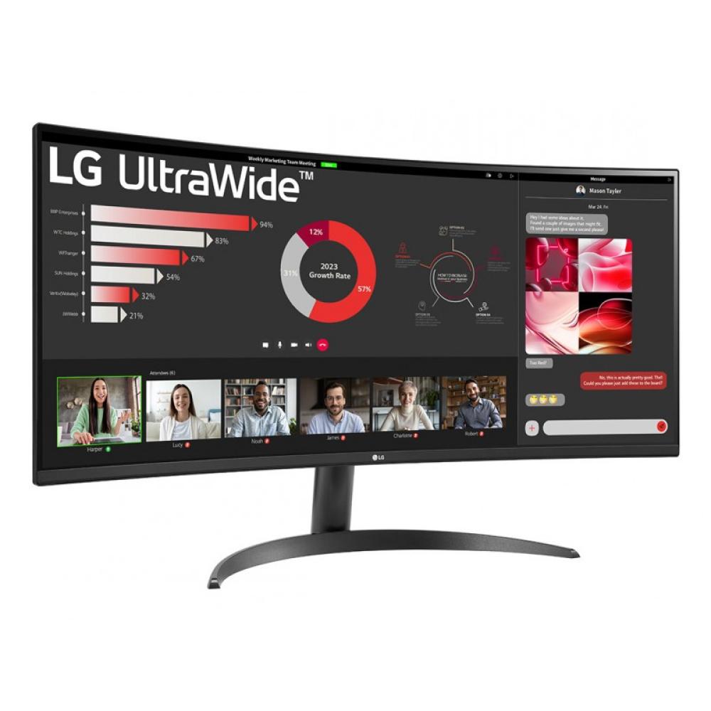 LG - 34WR50QK-B pantalla para PC 86,4 cm (34") 3440 x 1440 Pixeles Wide Quad HD Negro