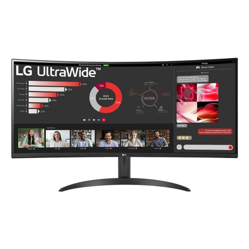 LG - 34WR50QK-B pantalla para PC 86,4 cm (34") 3440 x 1440 Pixeles Wide Quad HD Negro