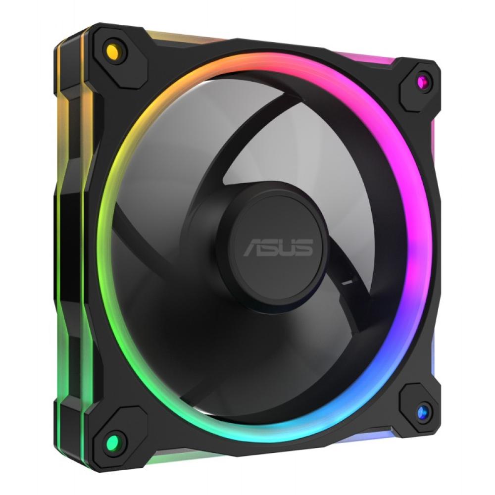 ASUS - Prime MR120 Fan ARGB Reverse Black 3in1 Carcasa del ordenador Ventilador 12 cm Negro 3 pieza(s)