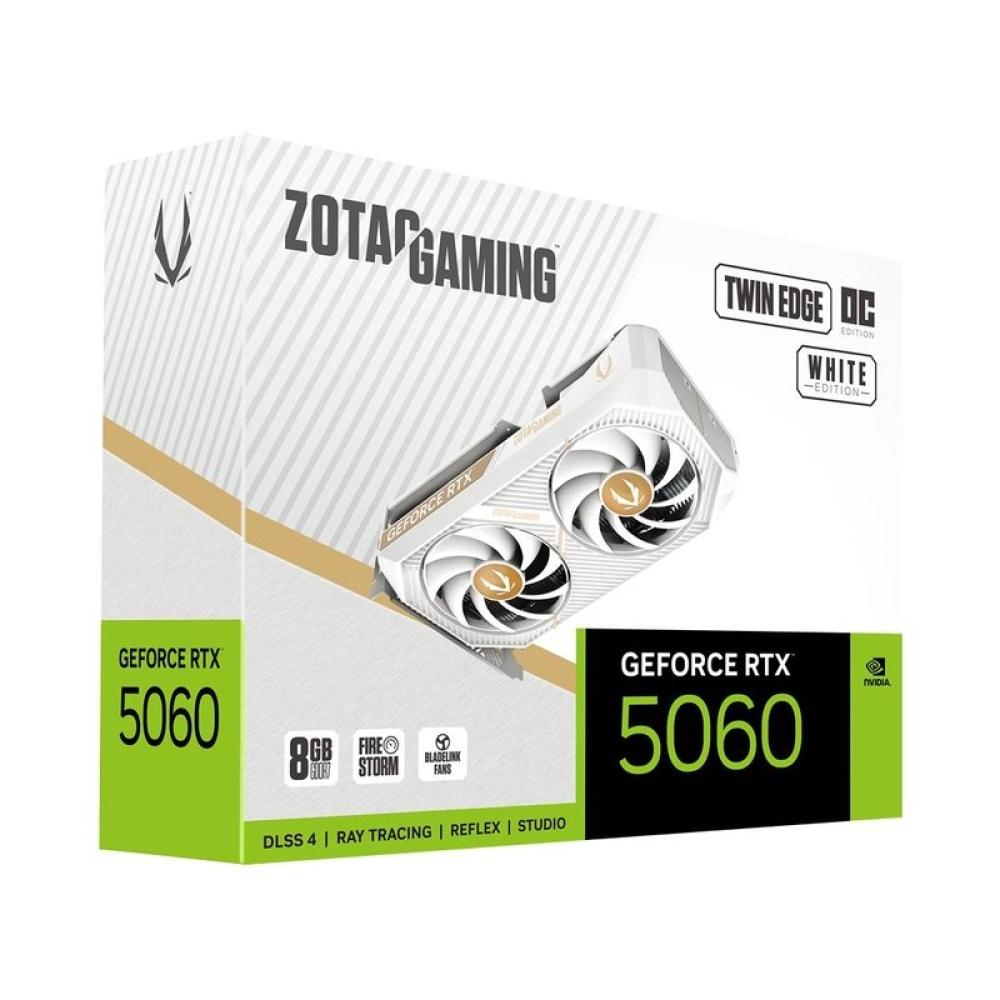 Zotac - GAMING GeForce RTX 5060 Twin Edge OC White Edition NVIDIA 8 GB GDDR7