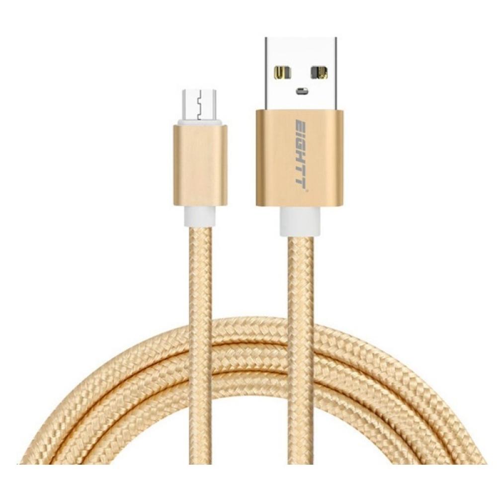Eightt - ECM-1G cable USB USB 2.0 1 m USB A Micro-USB B Oro