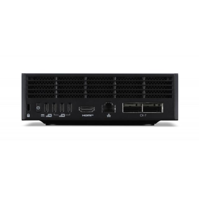 Acer - Veriton VGN100 GB10 128 GB LPDDR5x-SDRAM 4 TB SSD DGX OS Mini PC Puesto de trabajo Negro, Gris