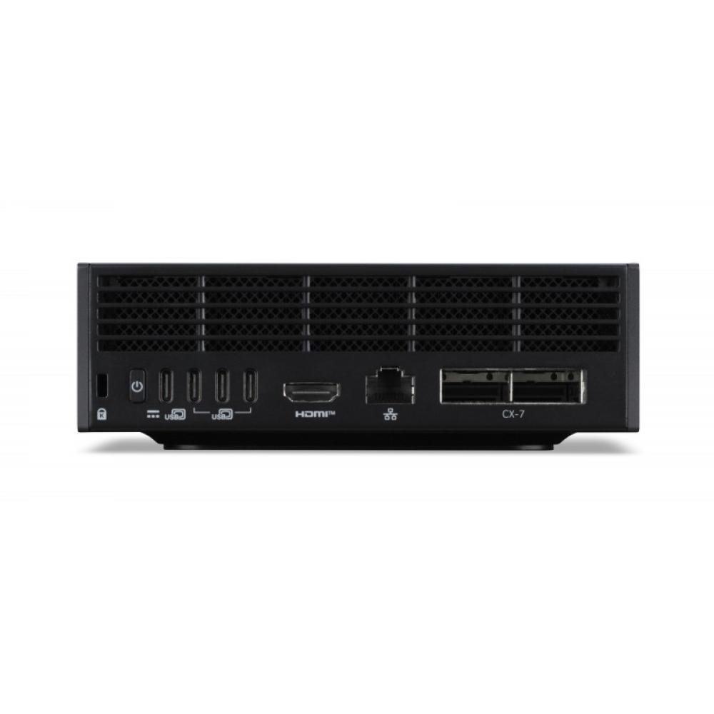 Acer - Veriton VGN100 GB10 128 GB LPDDR5x-SDRAM 4 TB SSD DGX OS Mini PC Puesto de trabajo Negro, Gris