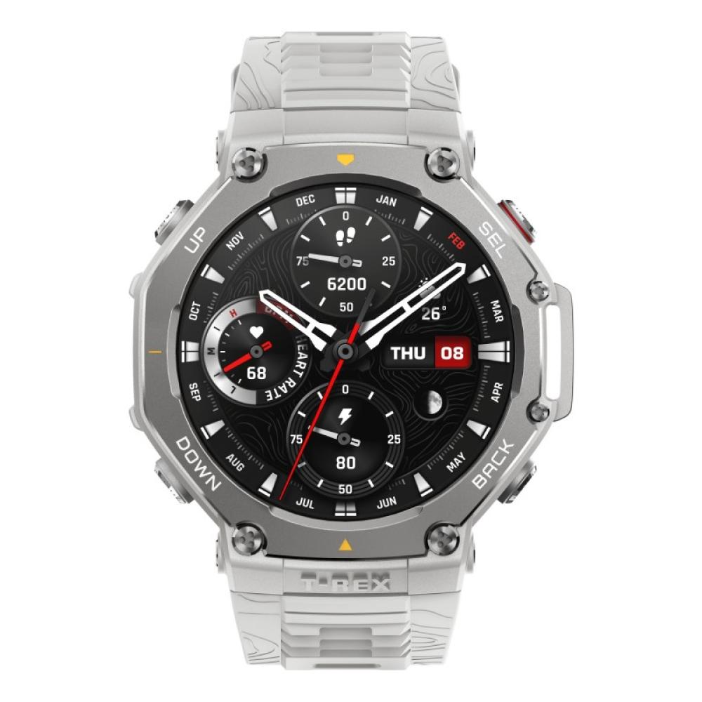 Amazfit - T-Rex 3 3,81 cm (1.5") AMOLED Digital 480 x 480 Pixeles Pantalla táctil Acero inoxidable GPS (satélite)