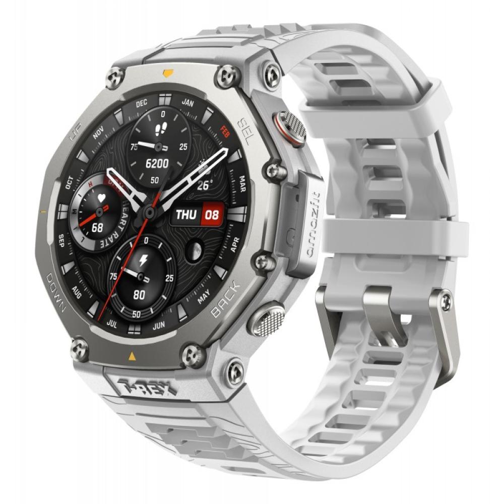 Amazfit - T-Rex 3 3,81 cm (1.5") AMOLED Digital 480 x 480 Pixeles Pantalla táctil Acero inoxidable GPS (satélite)